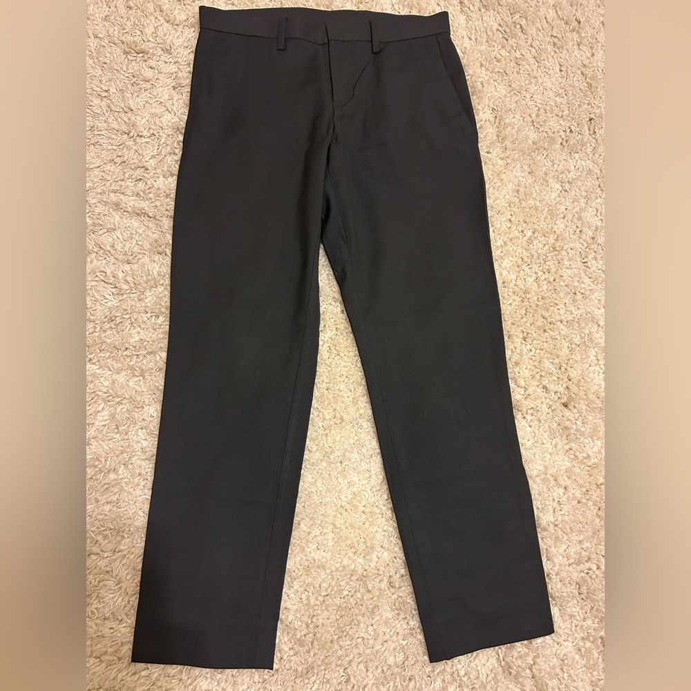 Perry Ellis Portfolio Men's Dark Grey Dress Pants